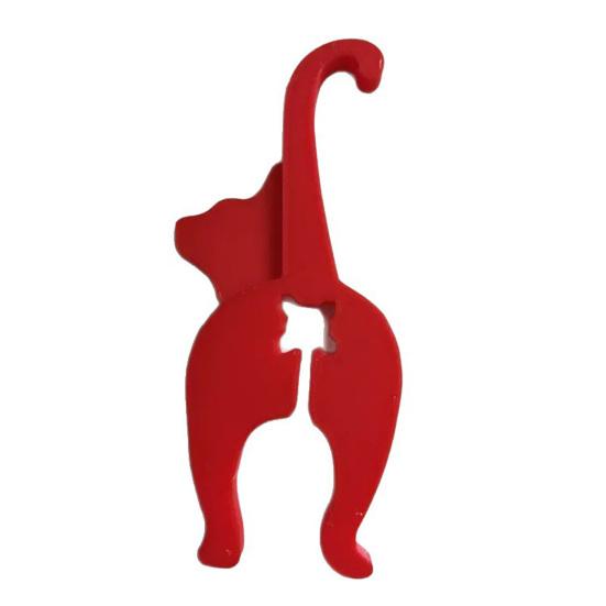 5 шт. Зажим для пакета с хлебом для кошек, многоразовый зажим для пакета со снеками в виде собачьей попы, напечатанный на 3D-принтере, зажимы для пакетов с едой в виде кошачьей попы для чипсов, хлеба, фруктовых пакетов