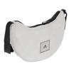 New Adidas Polyester Shoulder Bag, Crossbody Bag Unisex Light Gray IV9830
