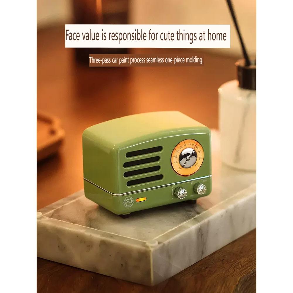 Портативный беспроводной Bluetooth-динамик, FM-радио, классический ретро-стиль, подарок на день рождения
