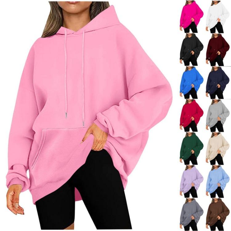 Women Casual Oversized Hooded Sweatshirt Long Sleeve Pullover Tops Hoodies