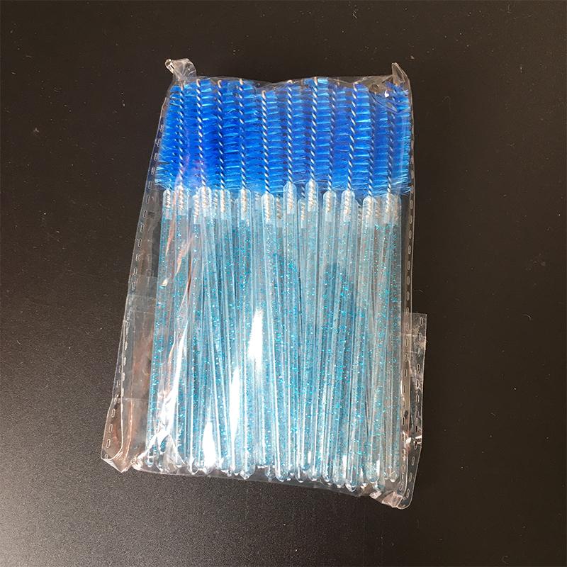 50 шт. одноразовая хрустальная кисть для ресниц, тушь для ресниц, палочки, аппликатор для прививки ресниц