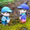 Home Decoration Creative Crafts Cartoon Figurines Satchel Couple Ornaments Mini Garden Miniature Figurines Ornament Home Decor