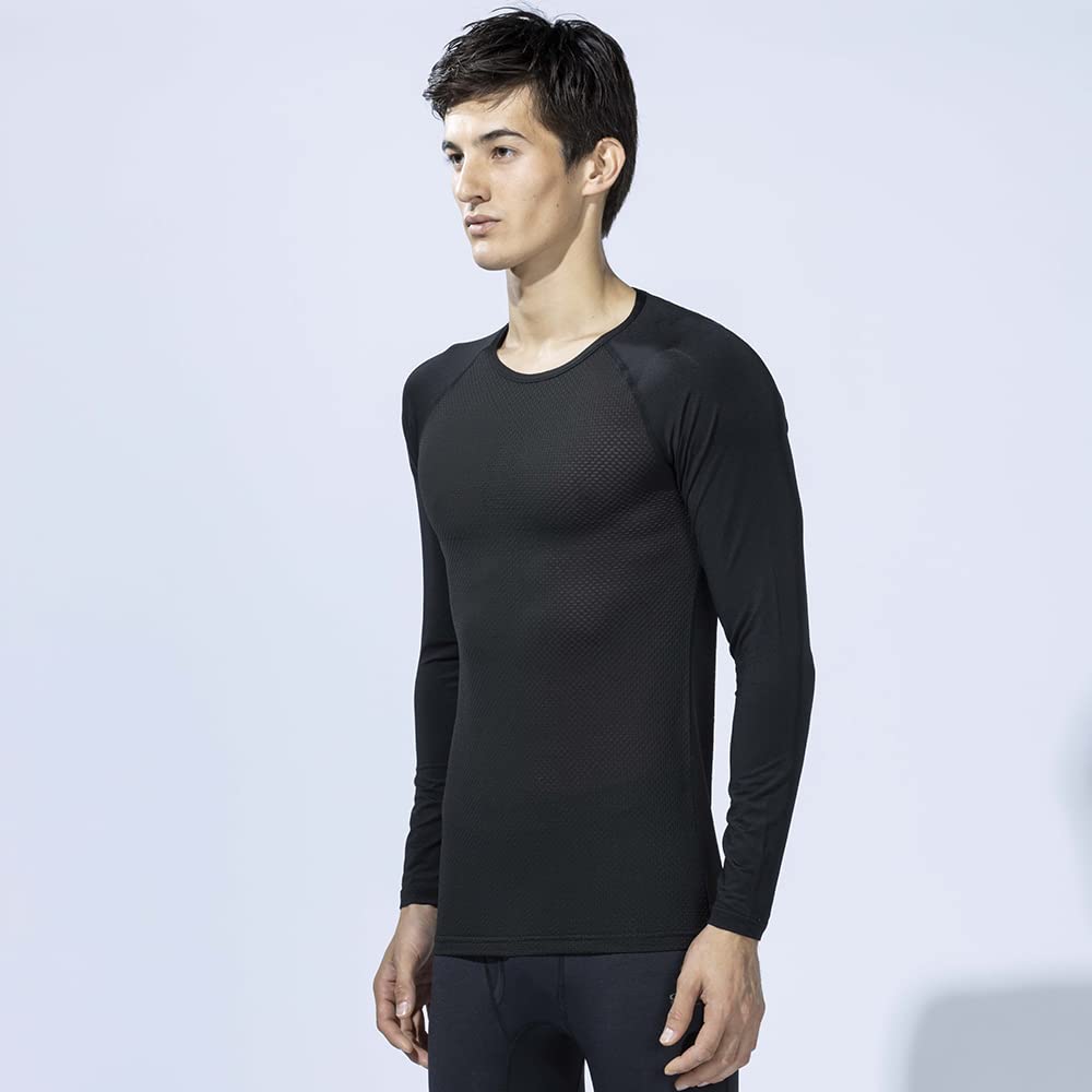 Первый слой Otafuku Gloves Summer Long Crew, эластичный, размер LL, нижнее белье, рукав, горловина, [Влагоотводящий, Быстросохнущий, Сетчатый, Дезодорирующий, Дышащий,