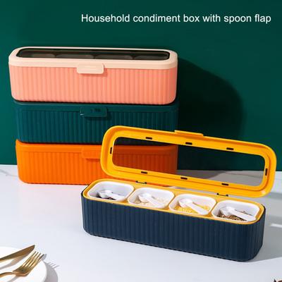 1 комплект, банка для приправ, пылезащитные товары для дома, хороший эффект уплотнения, коробка для хранения приправ, банка для специй, кухонный инструмент, прочный, многоцелевой