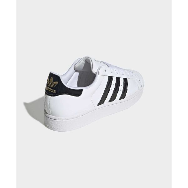 adidas Женские кроссовки Superstar 2 Cloud White Core Black Золотистый металлик JS4010