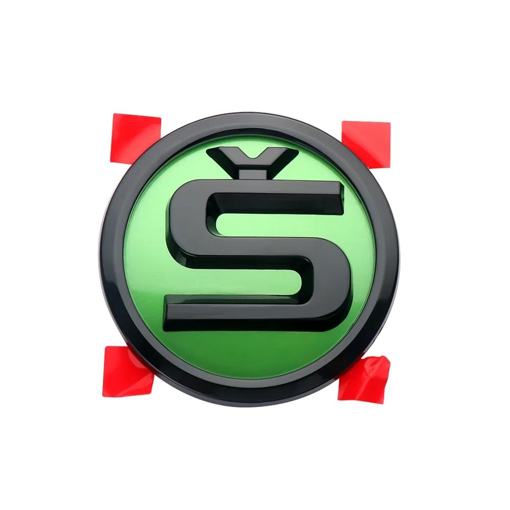 Car Sticker 2025 New 1pcs 8/9/10cm Car Emblem Badge Hood Front Rear Trunk Logo For Skoda Octavia Fabia Superb Kamiq Karoq Skoda