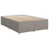 VidaXL Cadre de lit sans matelas taupe 140x200 cm tissu 3284740