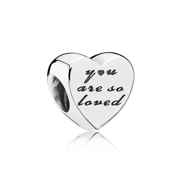 New 925 Silver Heart Shape Love Family Flower Rainbow Diy Fine Beads Fit Original Pendant Charms Silver 925 Bracelet Jewelry