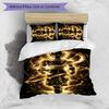 Naruto Pattern Printed 3PCS Bedding Set, Soft Skin-Friendly Washable Duvet Cover & Pillowcases Set