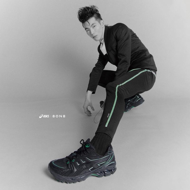 Asics Кроссовки Gel-Kayano 14 8ON8 Черно-зеленые 1201B024-001