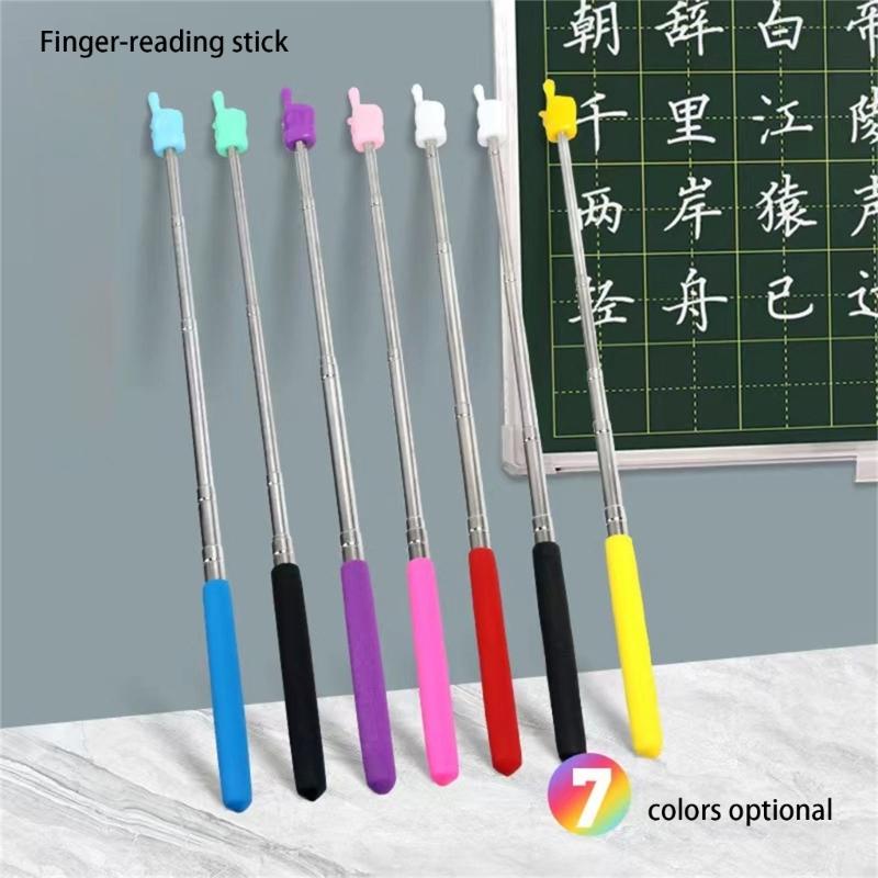 10Pcs Retractable Teacher Pointer Finger Telescoping Pointer Stick Hand Pointer Extendable Presentation Pointer Finger