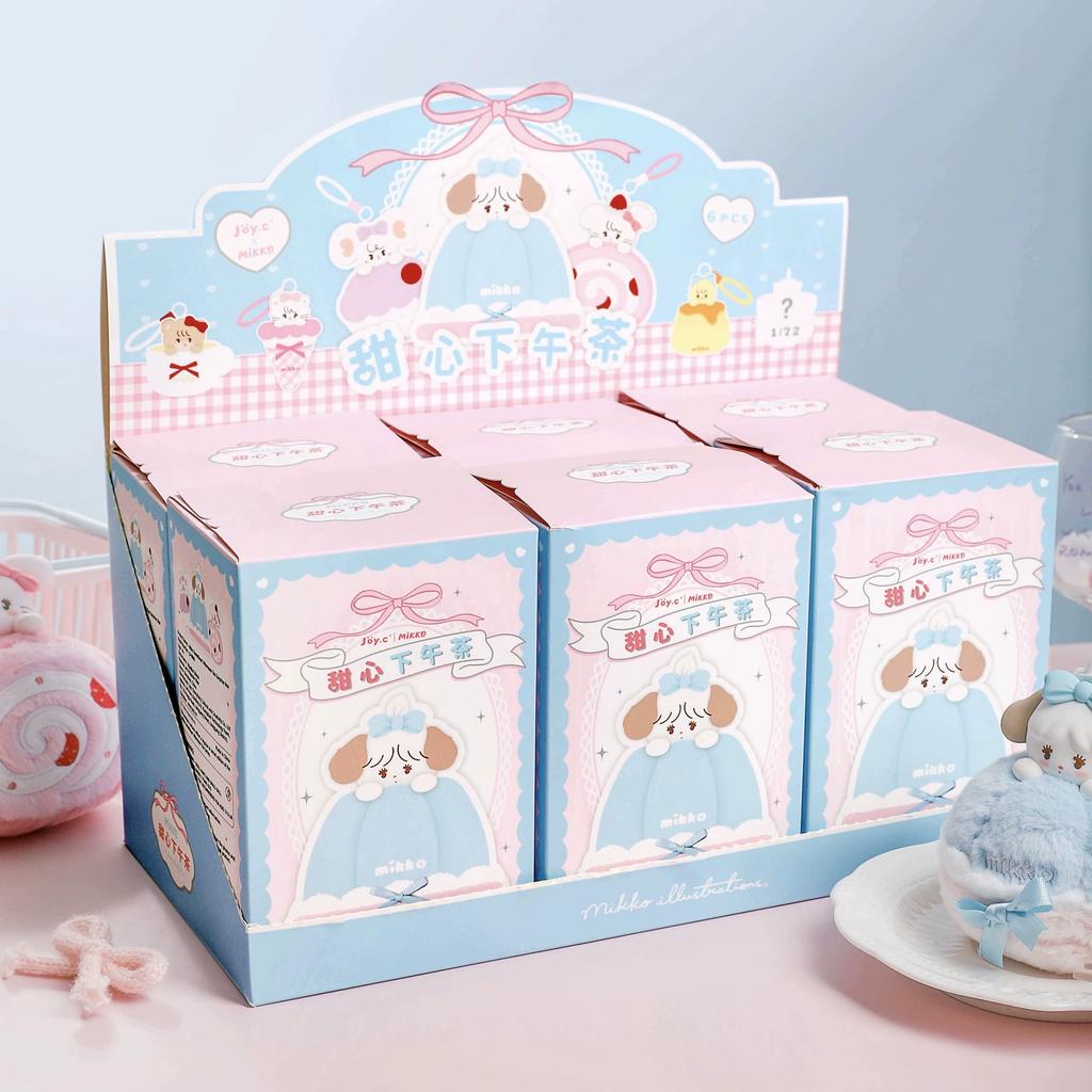 Новая Оригинальная Серия Плюшевых Игрушек-Сюрпризов Mikko Sweetheart Afternoon Tea Украшение для Рюкзака Милая Игрушка-Десерт Подарок на День Рождения Модная Кукла Плюшевая Мягкая Пушистая