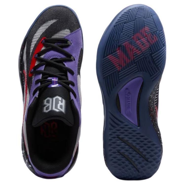 RJ Barrett x PUMA All Pro Nitro Удобные Нескользящие Износостойкие Низкие Баскетбольные Кроссовки Мужские 312475-01
