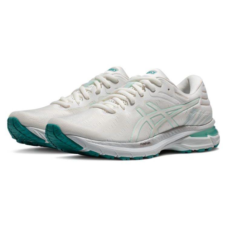 Asics Женские гелевые кроссовки Gel Pursue 7 'Бело-Зеленые' 1012B102-102