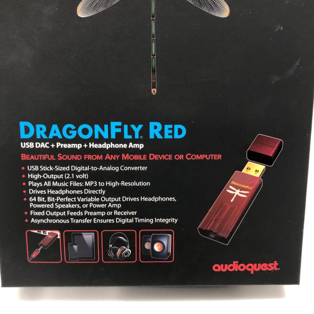 Усилитель/ЦАП для наушников AudioQuest DragonFly Red