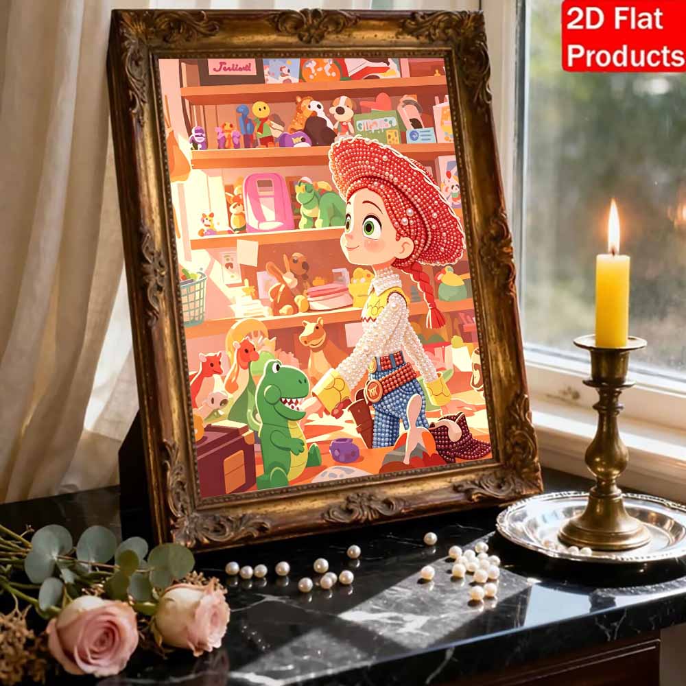 Disney Игрушка для рисования жемчугом История игрушек Триш и Игрушки Ручная работа DIY Жемчужные драгоценные камни Рисование Картинки Поделки Особая форма Домашний настенный декор