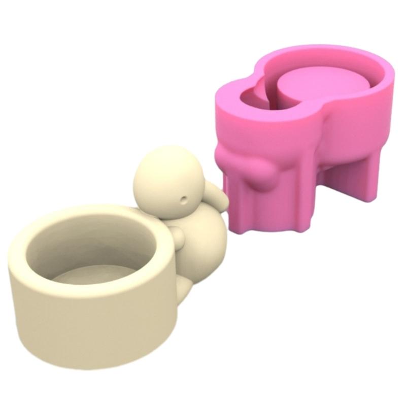 Чашка для свечи, силиконовая форма, бетонная штукатурка, банка для свечей, цветочные горшки, держатель для ручек, формы для эпоксидной смолы, подсвечник