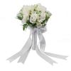 Wedding Bouquets Flower Hand Bouquet Silk Artificial Fake Flowers for Bride Wedding Party and