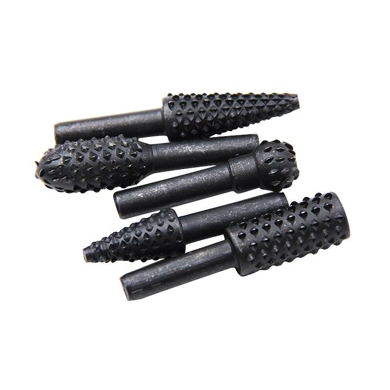 5 шт. Черный деревообрабатывающий зубной волчий напильник вращающийся напильник DIY шлифовальные принадлежности набор электрический шлифовальный инструмент головка