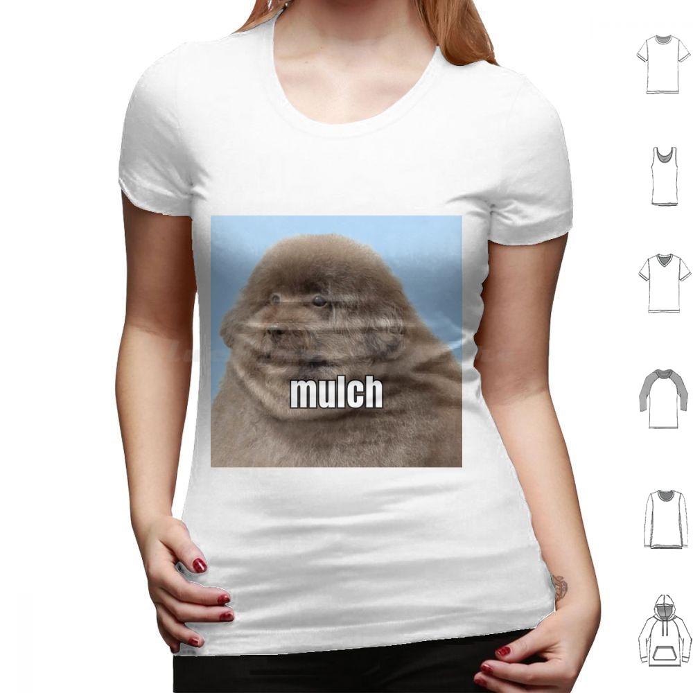 Mulch Dog T Shirt Big Size 100 Cotton Mulch Gang Mulch Gang For Life Mulch Dog Mulch Dog Meme Dog Eating Mulch Meme Meme Funny