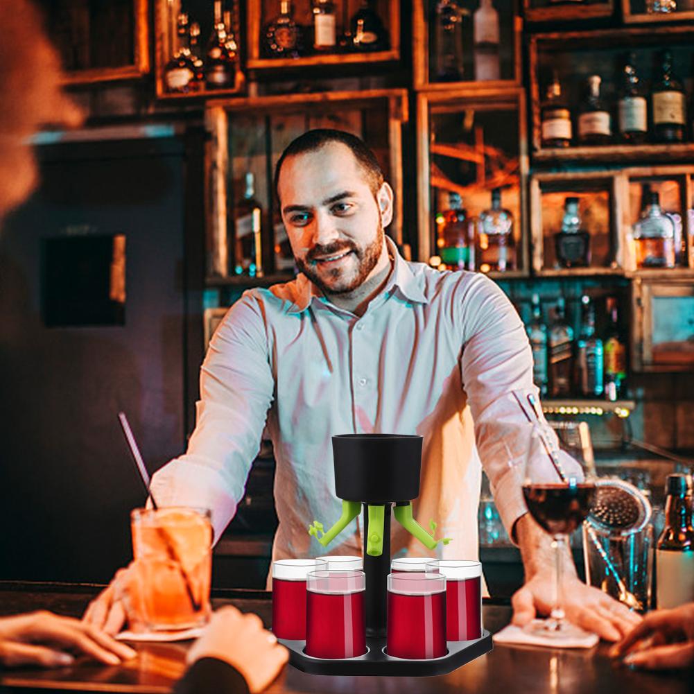 Диспенсер для воды и пива на 6 порций, многофункциональный диспенсер для вина, диспенсер для спиртных напитков, пивной диспенсер для празднования рождественских праздников