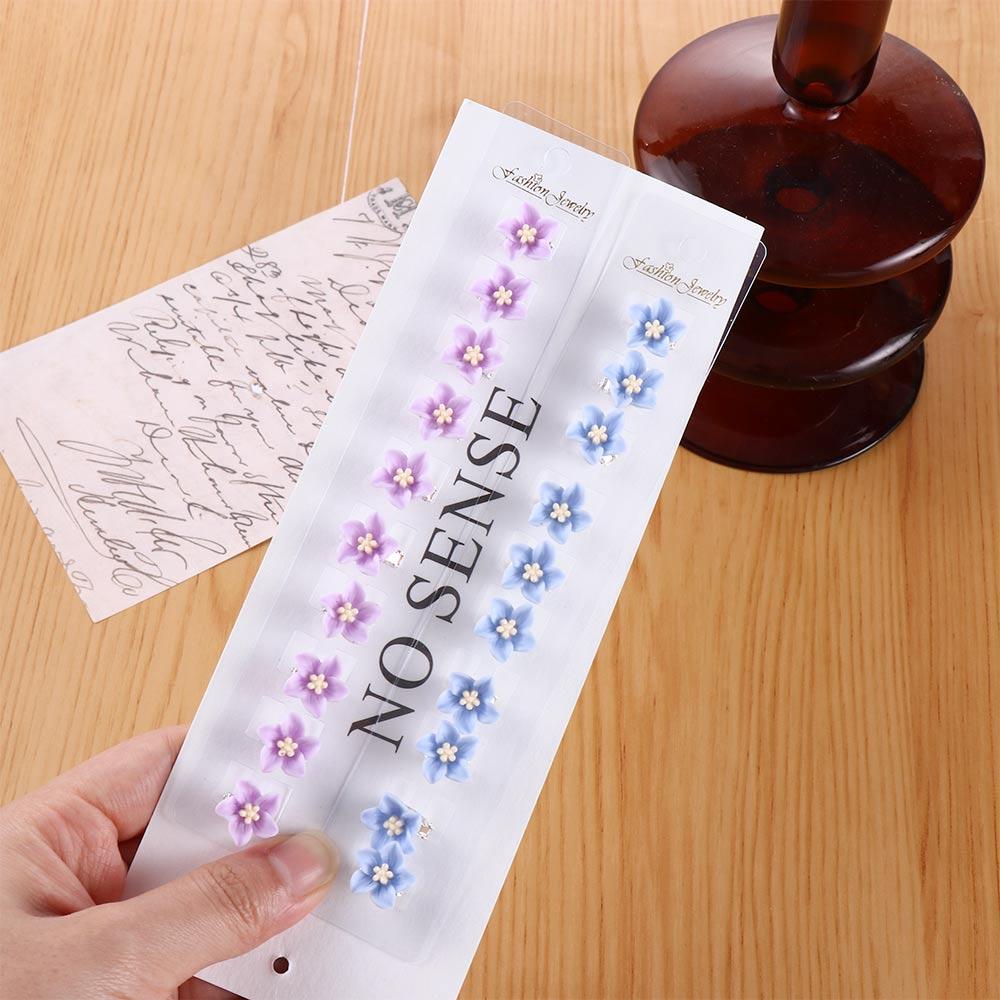 Hair Accessories Korean style Kid Girl Small Hairpins Hair Claws Soft Ceramics Flower Hair Clips