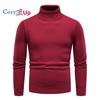 Cozy Up 11 Colors Men's Autumn and Winter Turtleneck Plus Velvet Thickened Round Neck Knitted Sweater