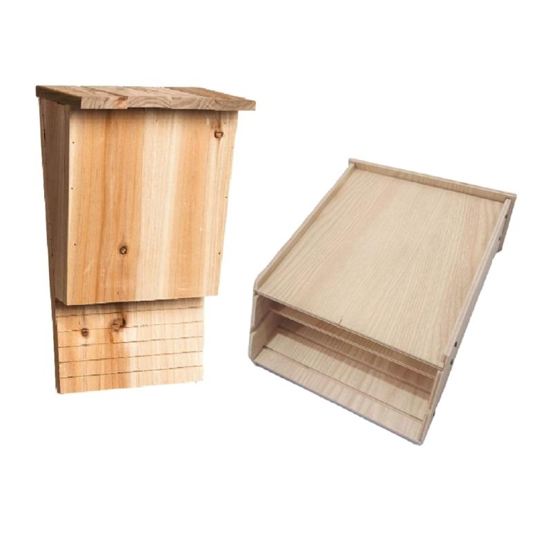 Durable Bat House for Outdoor Activities for Families and Outdoor Enthusiasts Easy to Install Bat Habitat Easy Assembly