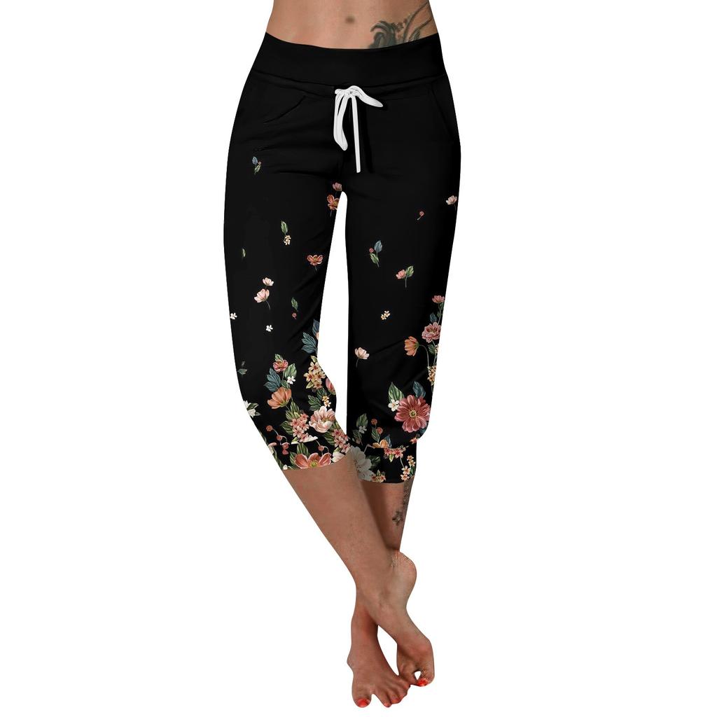 Брюки для женщин, укороченные шорты для женщин, летние новые повседневные эластичные модные повседневные брюки