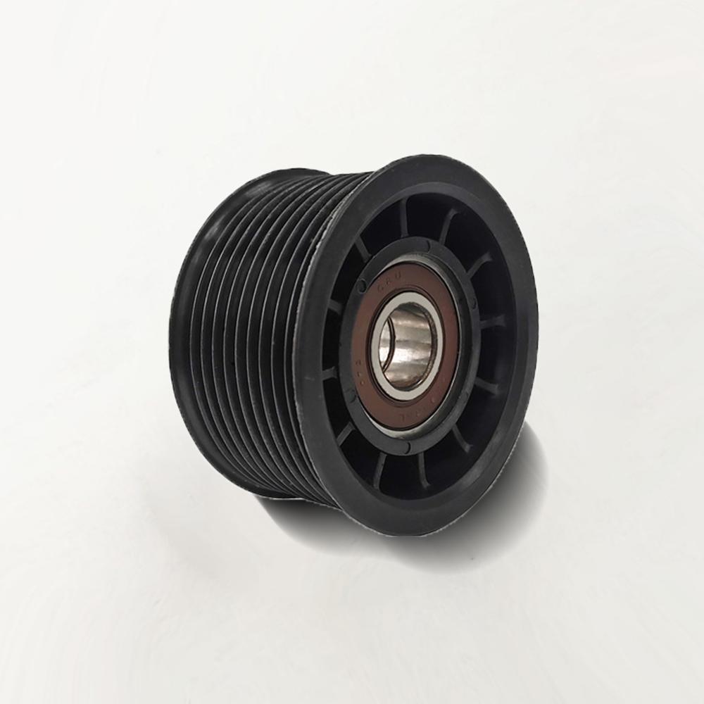Idler Triangular V-belt Tension roller Belt Drive Parts D-75mm W-39mm Suitable For VOLVO/RENAULT TruckAPV2811 8086970 7408086970