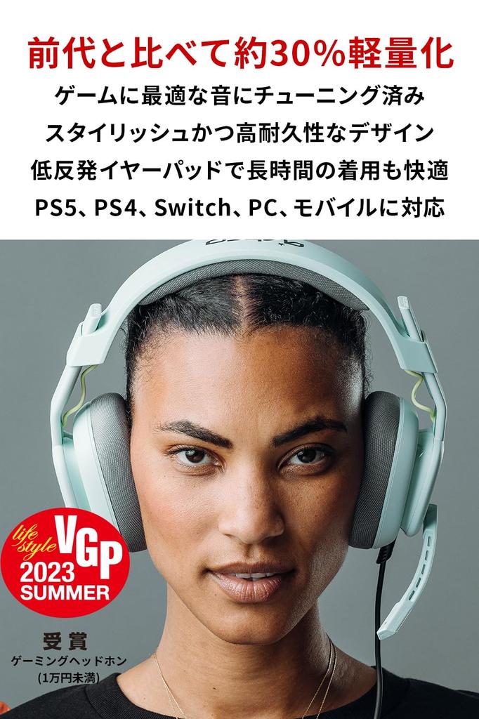 Logitech G ASTRO Gaming A10 Gen 2 игровая гарнитура наушники PS5 PS4 ПК переключатель смартфон проводной откидной микрофон без звука A10G2MN 3.5 мм 2.1ch