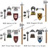 Medieval Military Soldiers Figures MOC Building Blocks Castle Black Eagle Wolf Octopus Griffin Ancient Knight Waffen Bricks Toys