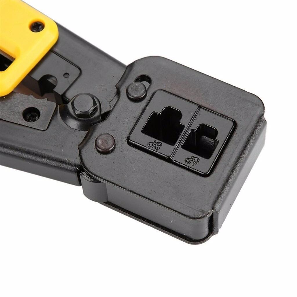 Инструмент для обжима RJ45, 5e, инструмент для обжима разъемов, сквозной, RJ11/12