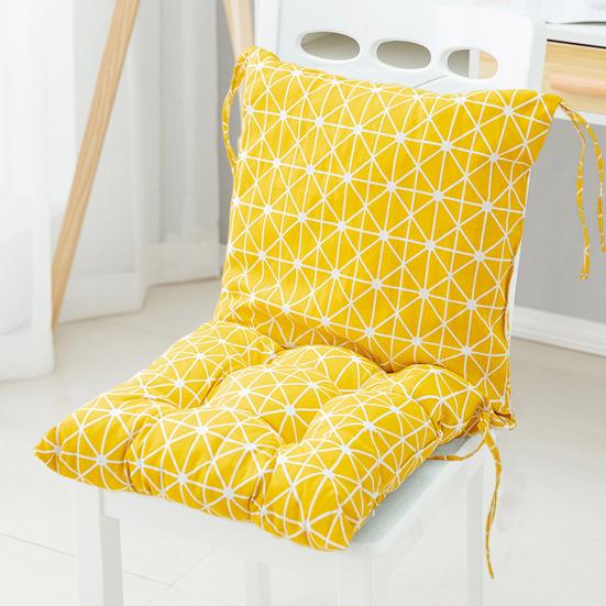 Подушка для кресла с высокой спинкой с геометрическим принтом, подушка для кресла-качалки, подушка для сиденья и спинки с ремешками для уличного кресла для патио