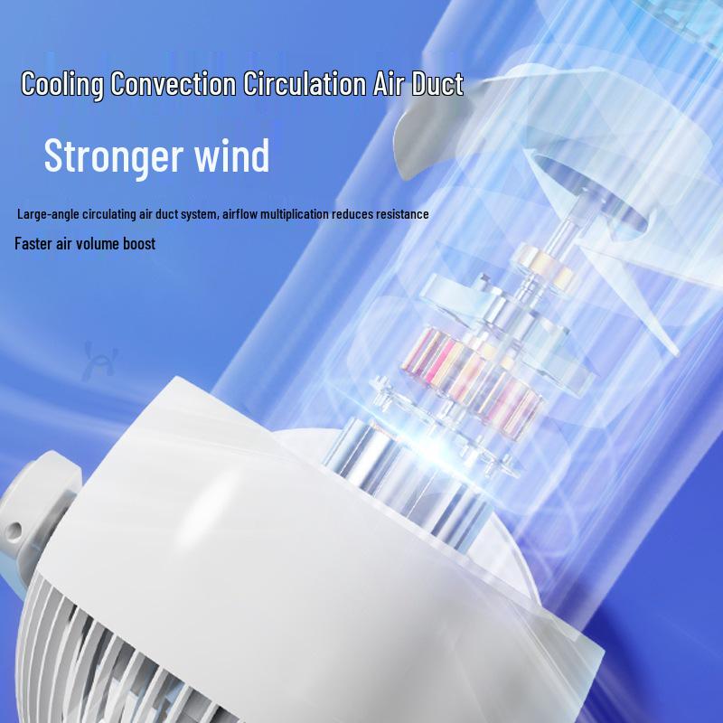 High-Power Silent Desktop Fan for Dorms and Offices