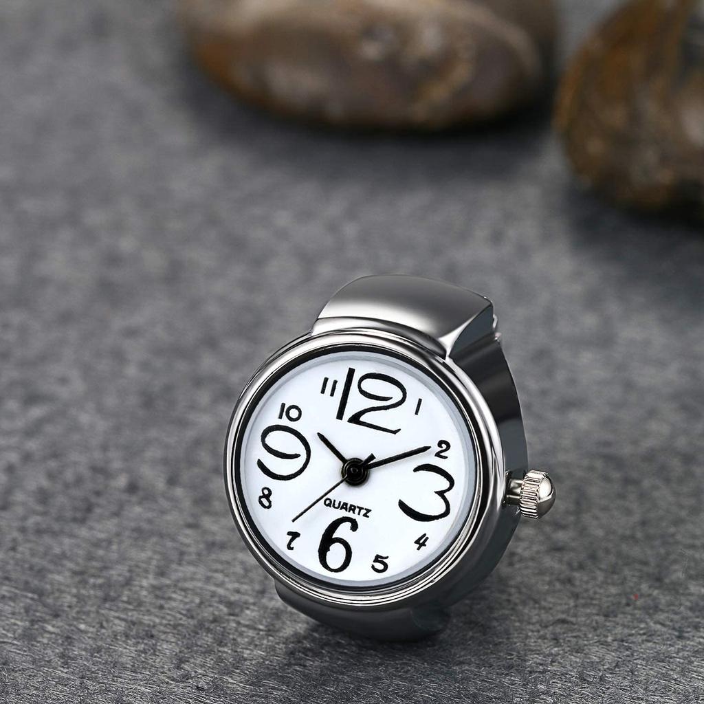 Lancardo Ring Watch Ring Watch Free Size Ring Watch Analog Easy to Read Men's Women's