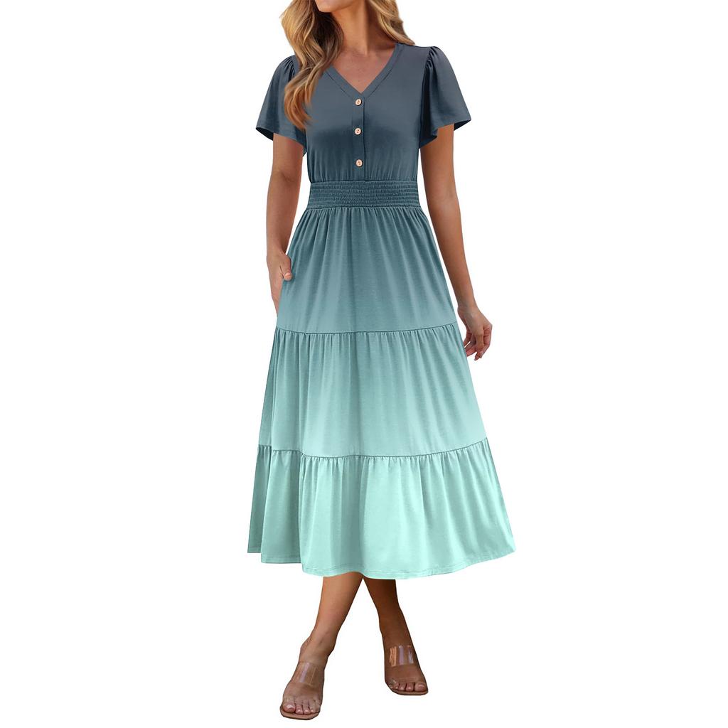 Женское летнее модное повседневное платье