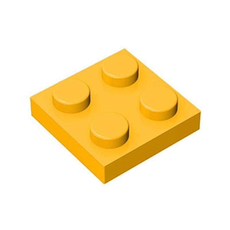 80 шт. Пластина 2x2 точки Разноцветная Совместимая с 3022 94148 Самоблокирующиеся Кирпичи Строительные Блоки Игрушки Аксессуары