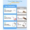 60PCS Clear Clothes P for Baby Shower Games Boy Girl, Transparent Acrylic Clothes Pin Bulk, 1.4'' Mini Clothesp for Photos, DIY Crafts, Baby Shower