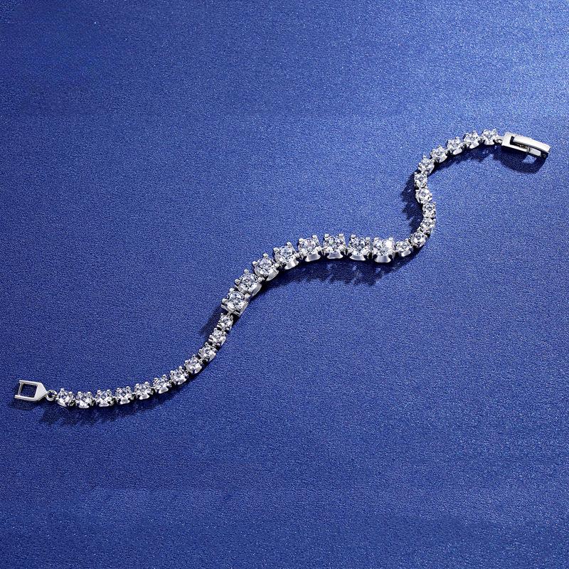 Браслет с головой быка из стерлингового серебра 925 пробы для женщин, модный браслет с бриллиантами в корейском стиле