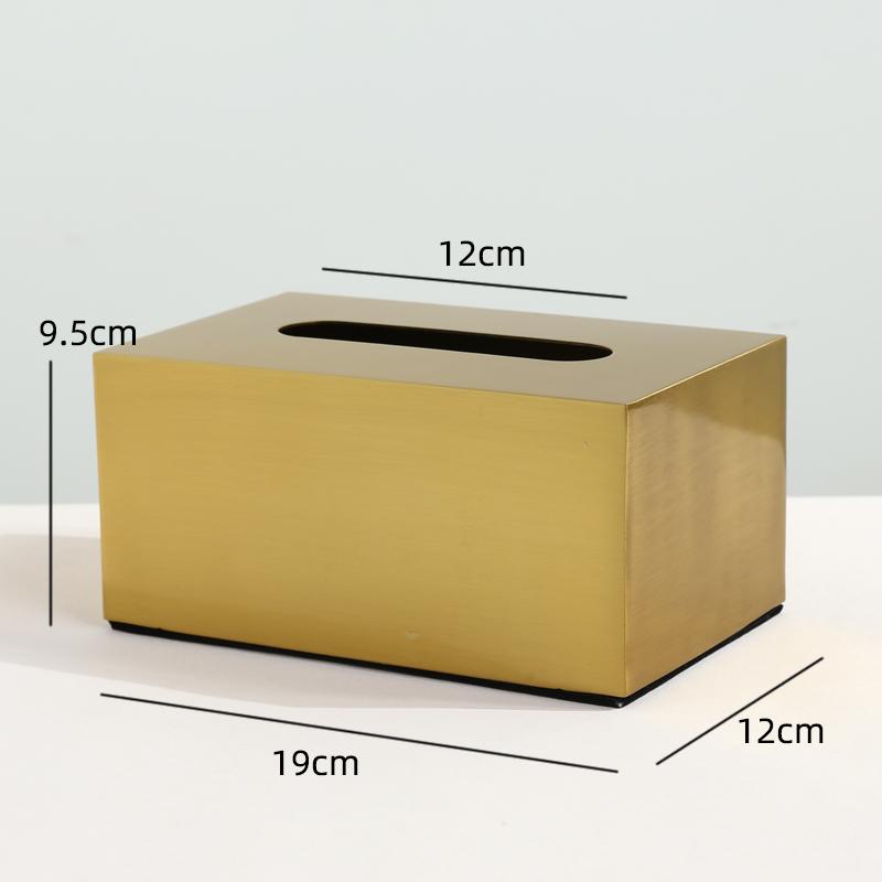 Металлическая коробка для салфеток, квадратная, золотая, прямоугольная, с геометрией дома, настольная организация хранения, современные аксессуары для украшения дома