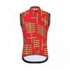 Mens Cycling Vest Outdoor Road Bike Jacket Reflective Windproof Breathable Quick-Dry Sport Use
