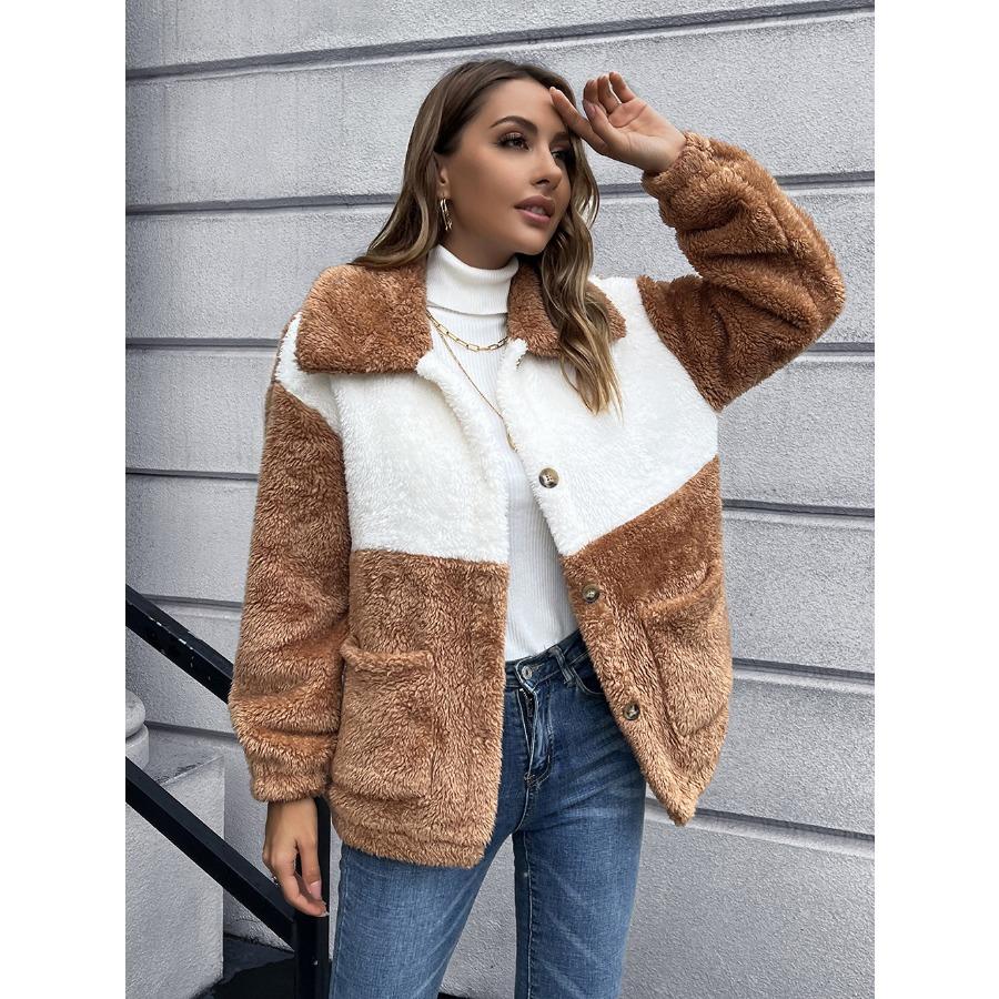 Осень-зима двухсторонние плюшевые короткие куртки однобортный кардиган куртка топ для женщин
