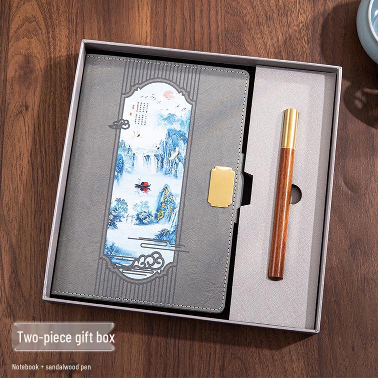 Подарочный набор из креативных деловых блокнотов 2025 года с магнитной застежкой