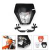 Черная универсальная мотоциклетная фара головного света для EXC EXCF XC XCF XCW