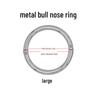 High-Quality Carbon Steel Large Bull Nose Ring for Cattle Fastening