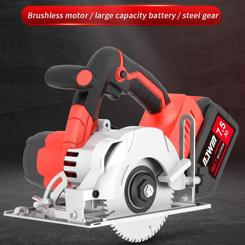 NAWIN электрическая циркулярная пила 5 дюймов бесщеточная многофункциональная электрическая пила DIY электроинструмент для резки дерева ПВХ трубка