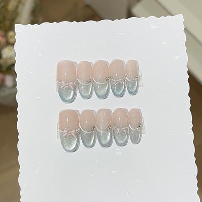 Балет Миу Серия Чистое Желание Показать Белизну и Прозрачные Стеклянные Бусины Кошачий Глаз Бант Носить Доспехи