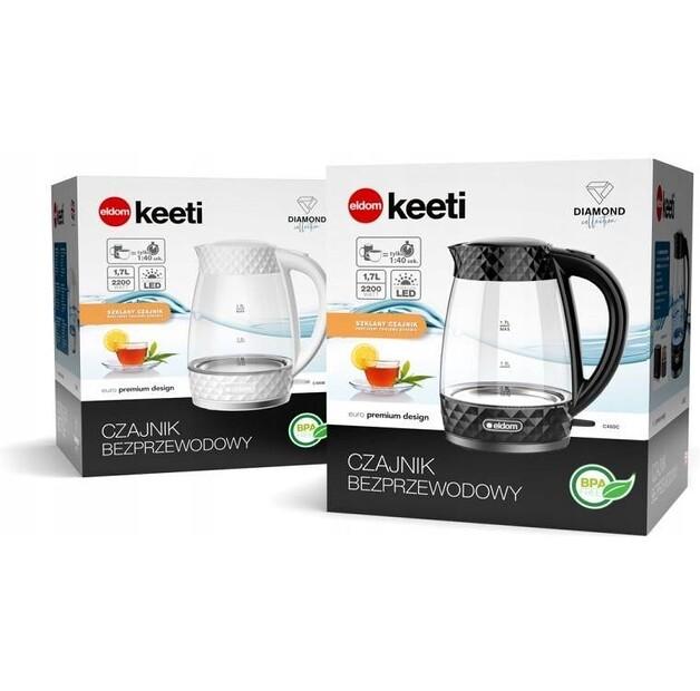 Электрический чайник Eldom Black C480C