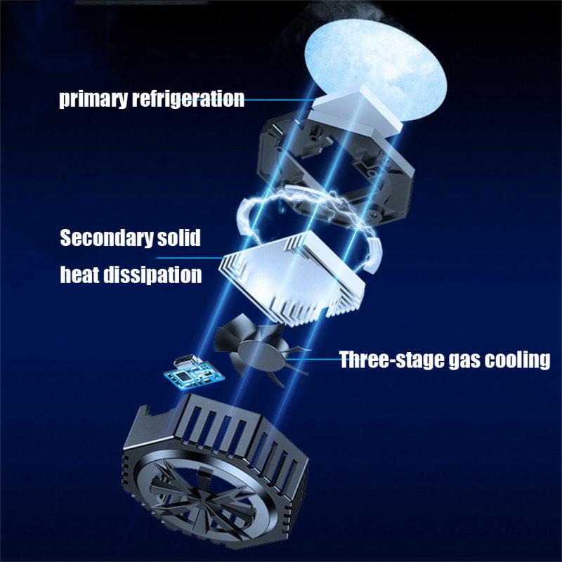 A15 Радиатор быстрого охлаждения мобильного телефона Магнитные всасывающие полупроводниковые охладители для телефона Tablet Live